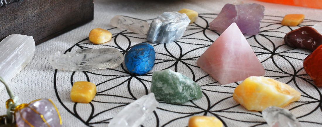 A Soothing Crystal & Candle Grid Ritual to Seal Your Intentions