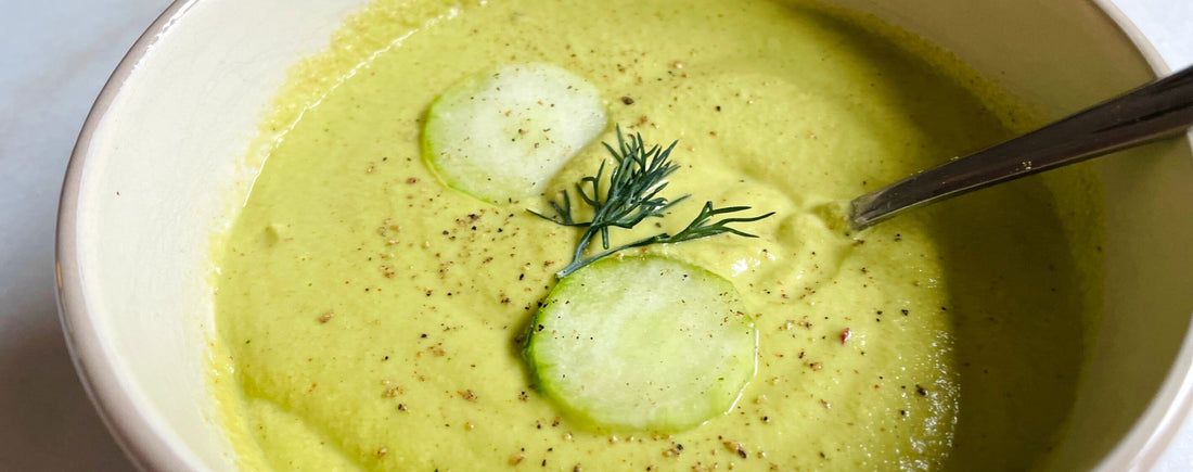 Creamy Vegan Cucumber Dill Soup